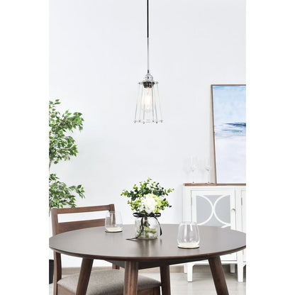 Auspice 1 Light Chrome Pendant