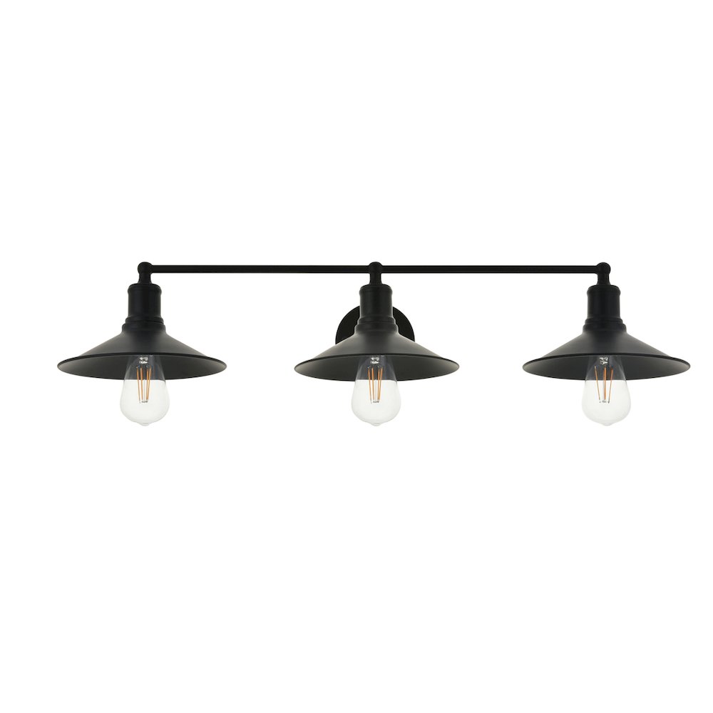 Etude 3 light black Wall Sconce