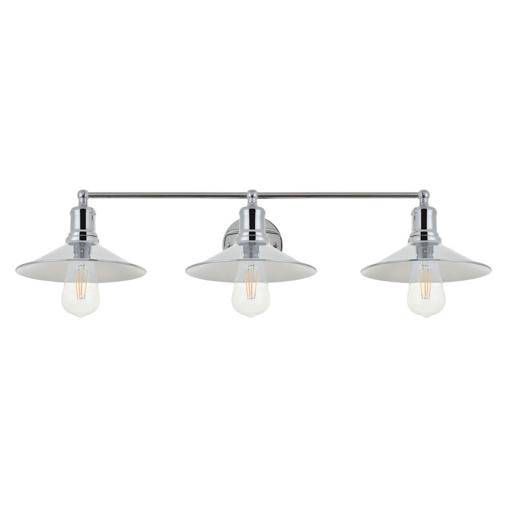 Etude 3 light chrome Wall Sconce