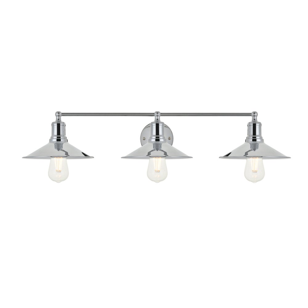 Etude 3 light chrome Wall Sconce