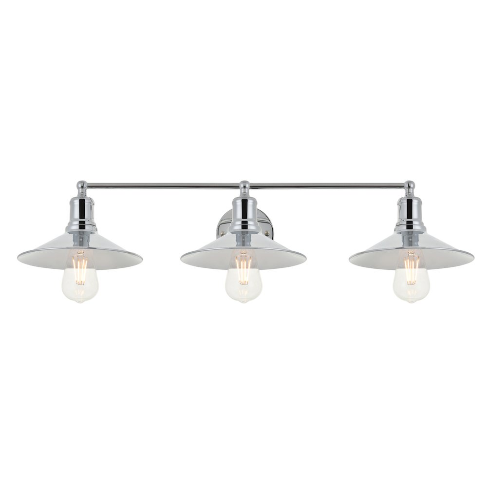 Etude 3 light chrome Wall Sconce