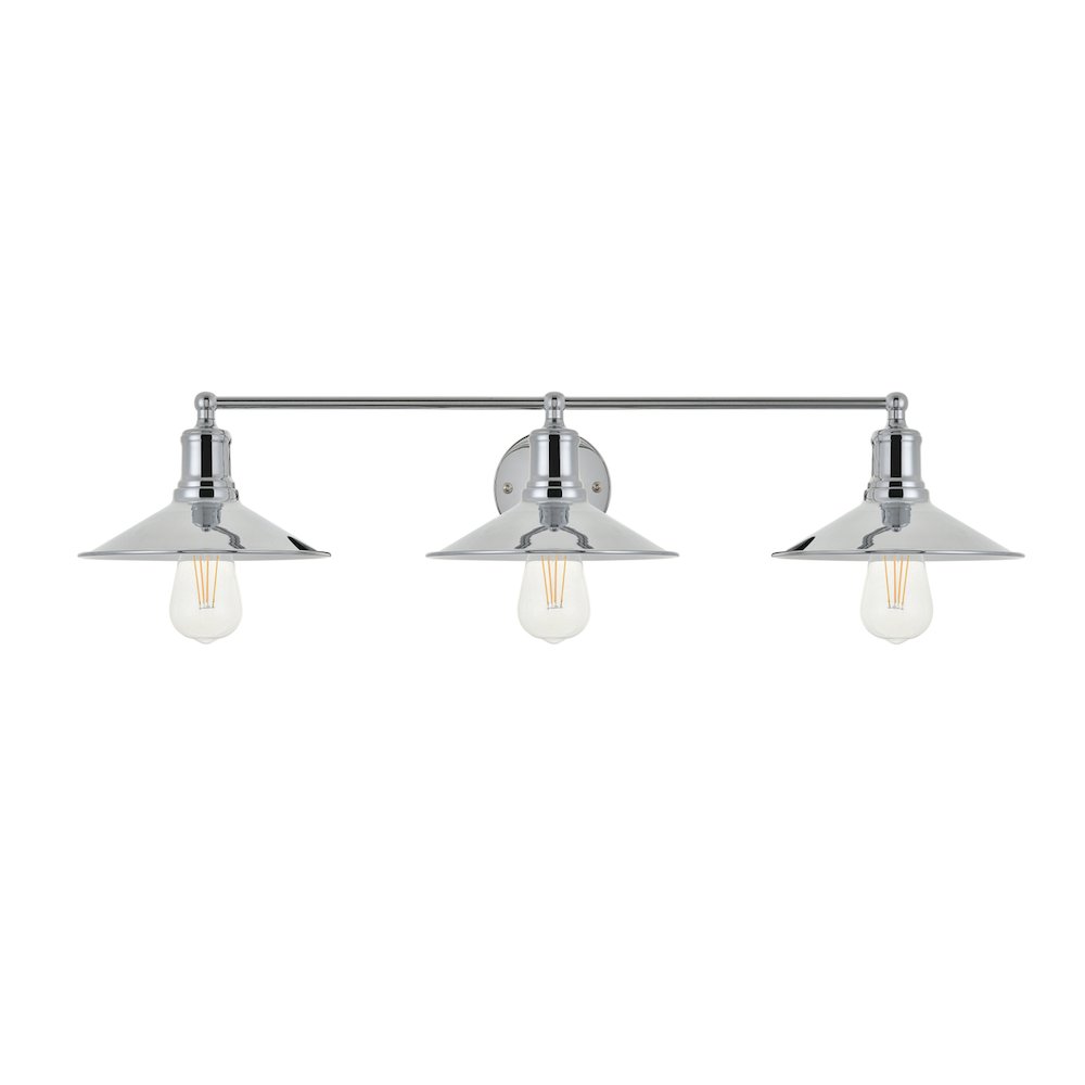 Etude 3 light chrome Wall Sconce