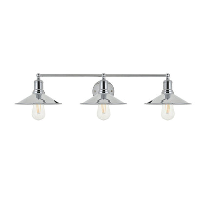 Etude 3 light chrome Wall Sconce