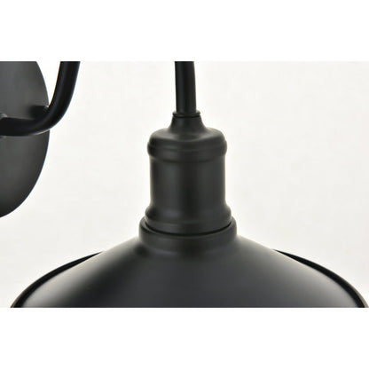 Etude 1 light black Wall Sconce
