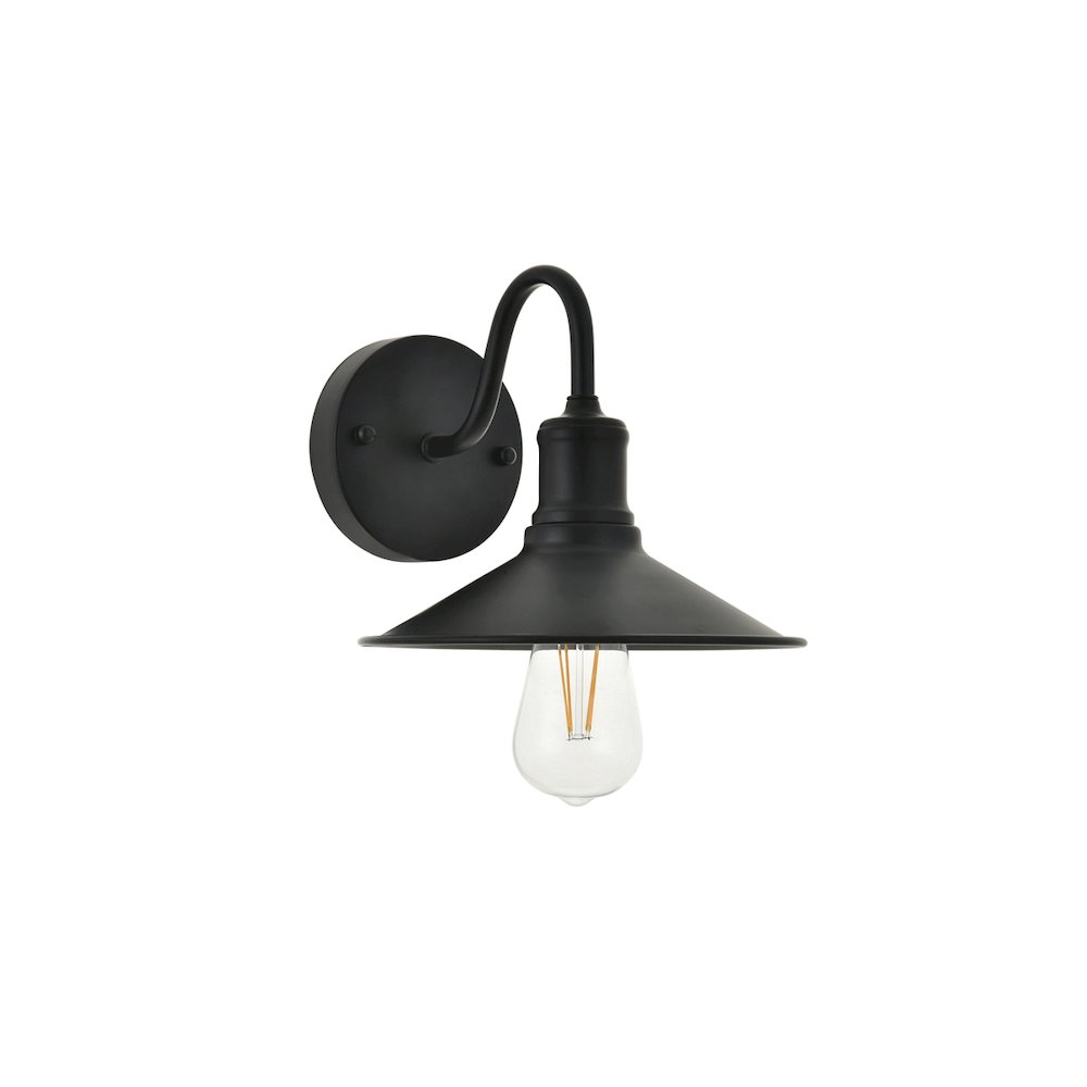Etude 1 light black Wall Sconce