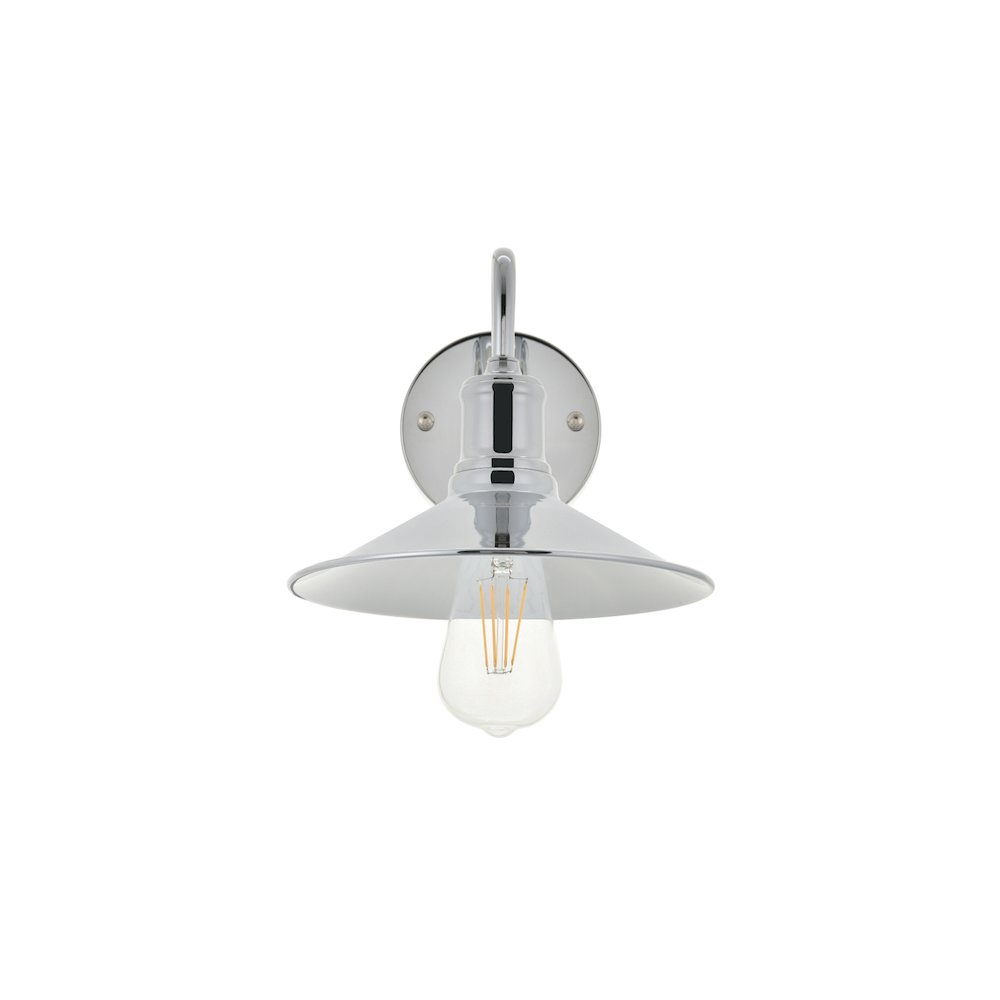 Etude 1 light chrome Wall Sconce