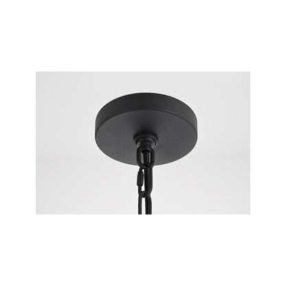 Gage 12 inch Latern Pendant in Brown and Black