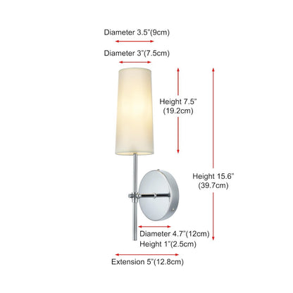 Mel 5 inch Wall Sconce in Chrome