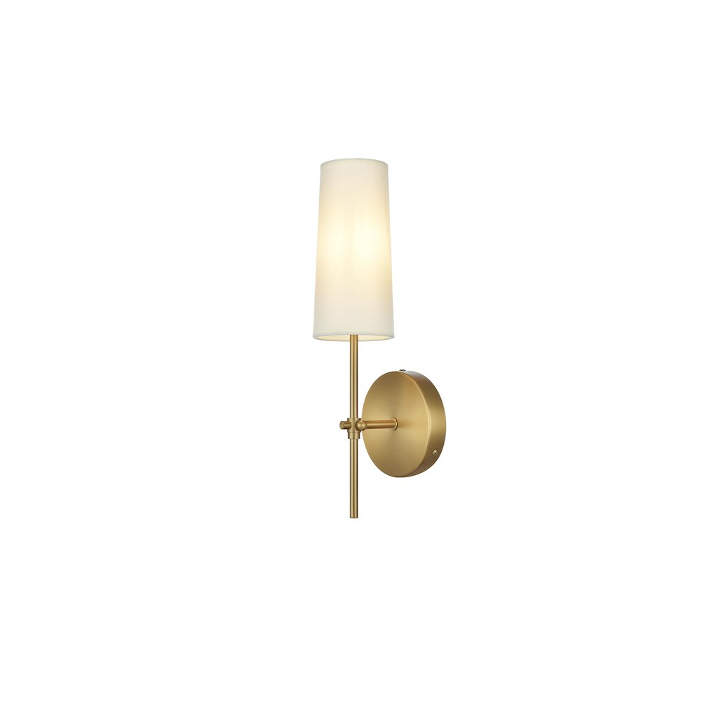 Mel 5 inch Wall Sconce in Satin Gold