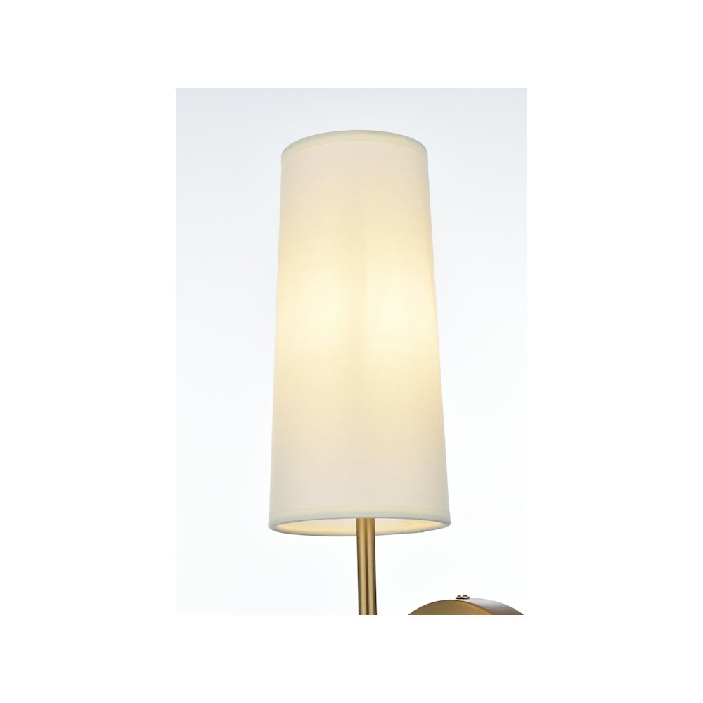 Mel 5 inch Wall Sconce in Satin Gold