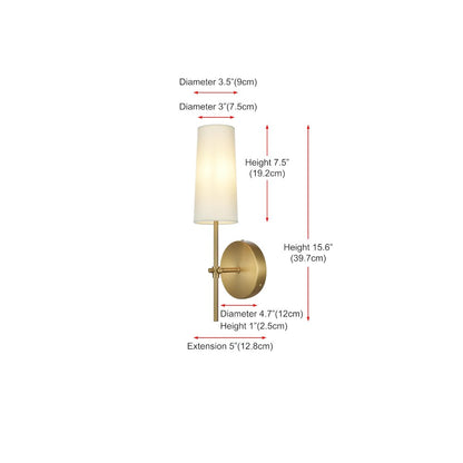Mel 5 inch Wall Sconce in Satin Gold
