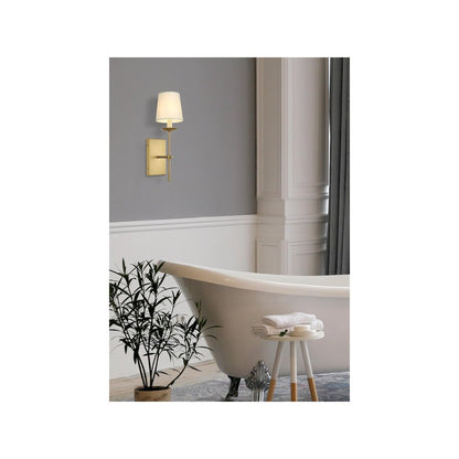 Eclipse 4.5 inch Wall Sconce in Satin Gold