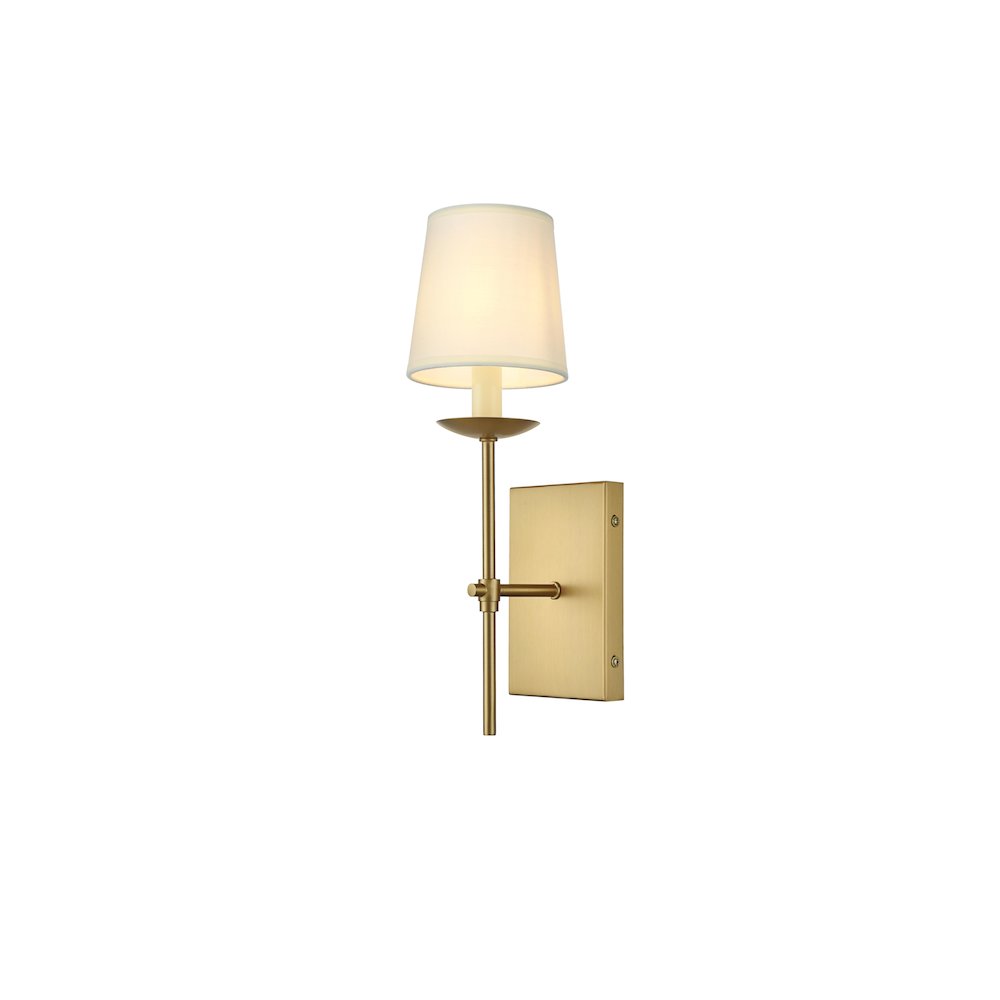 Eclipse 4.5 inch Wall Sconce in Satin Gold