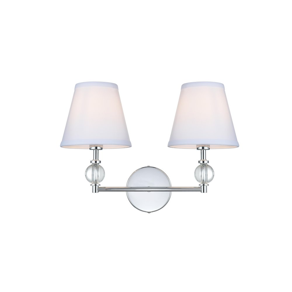 Bethany 17 inch Wall Sconce in Chrome