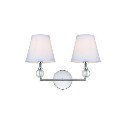 Bethany 17 inch Wall Sconce in Chrome