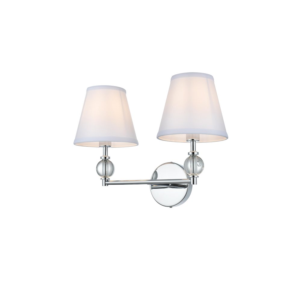 Bethany 17 inch Wall Sconce in Chrome
