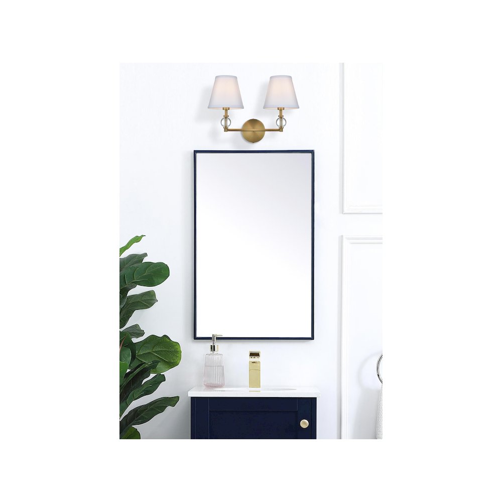 Bethany 17 inch Wall Sconce in Satin Gold