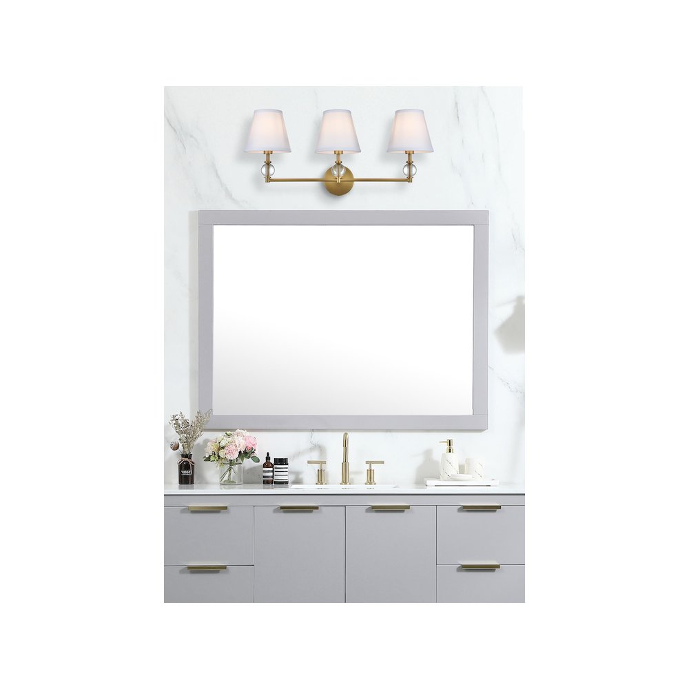 Bethany 27 inch Wall Sconce in Satin Gold
