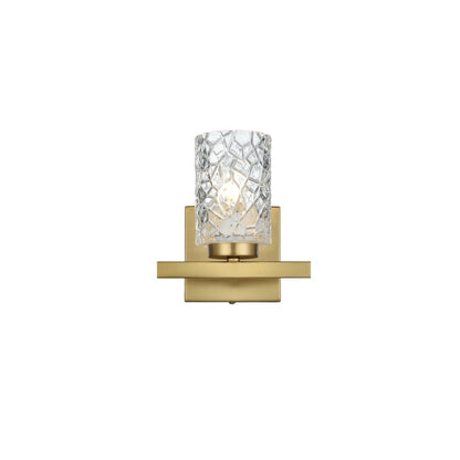Cassie 7 inch Wall Sconce in Satin Gold