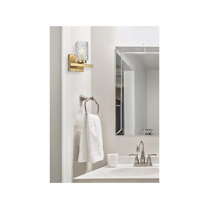 Cassie 7 inch Wall Sconce in Satin Gold
