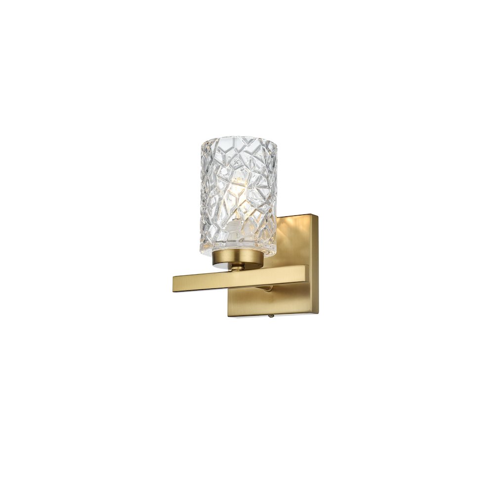Cassie 7 inch Wall Sconce in Satin Gold
