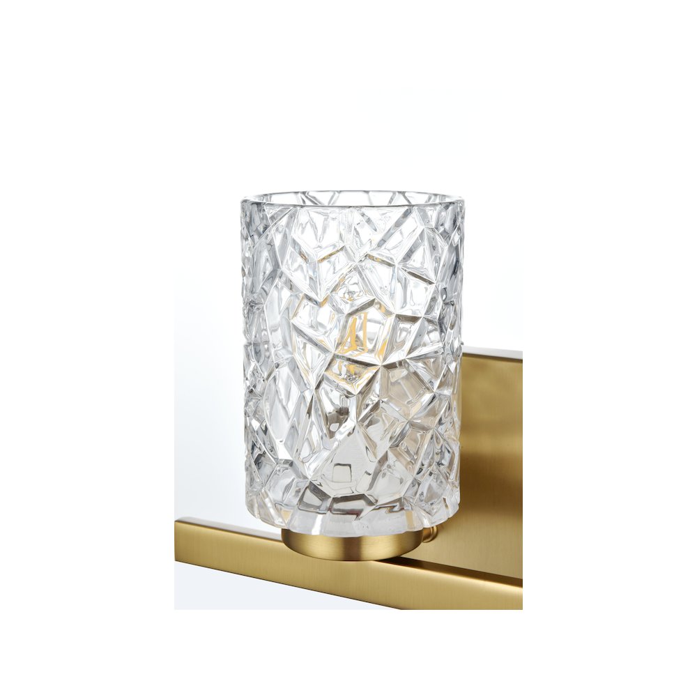 Cassie 7 inch Wall Sconce in Satin Gold