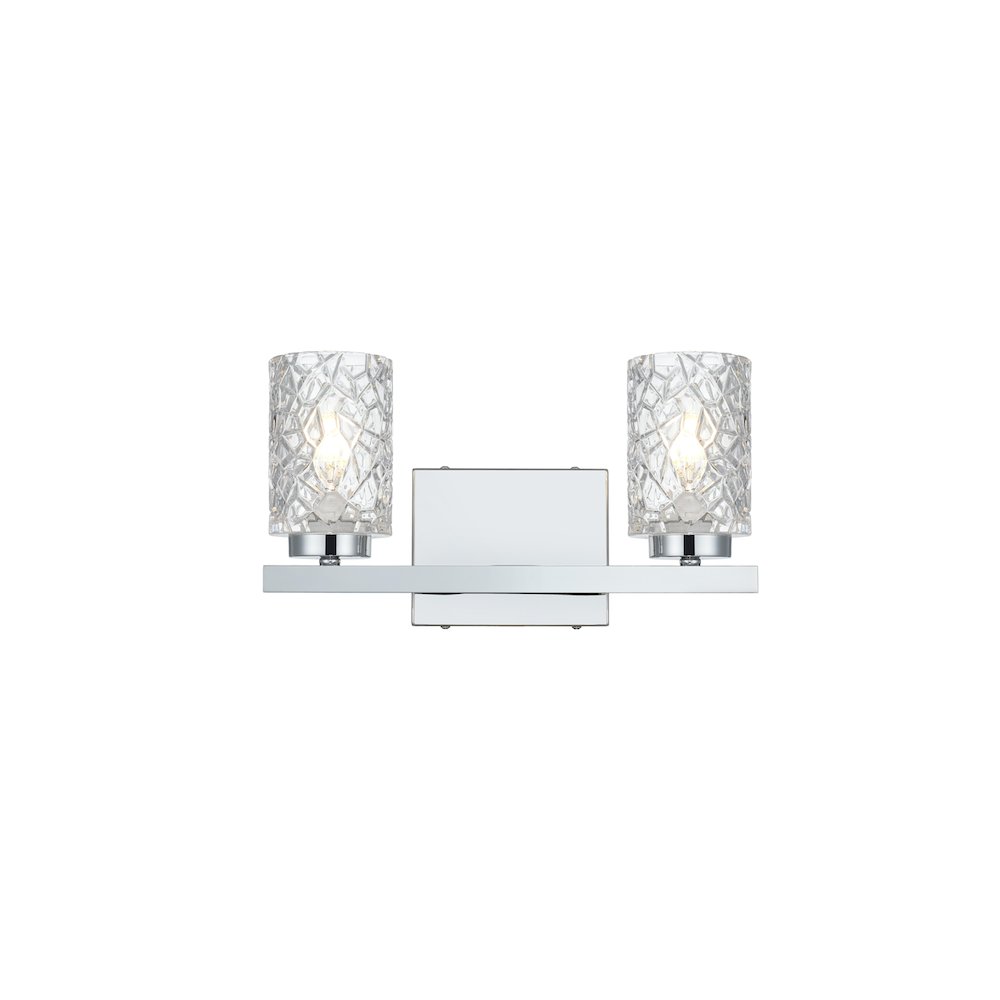 Cassie 14 inch Wall Sconce in Chrome