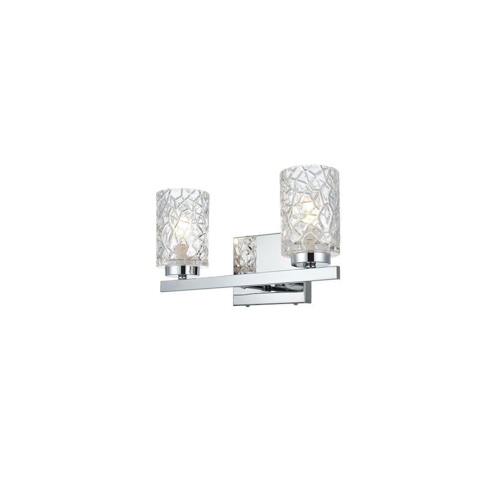 Cassie 14 inch Wall Sconce in Chrome