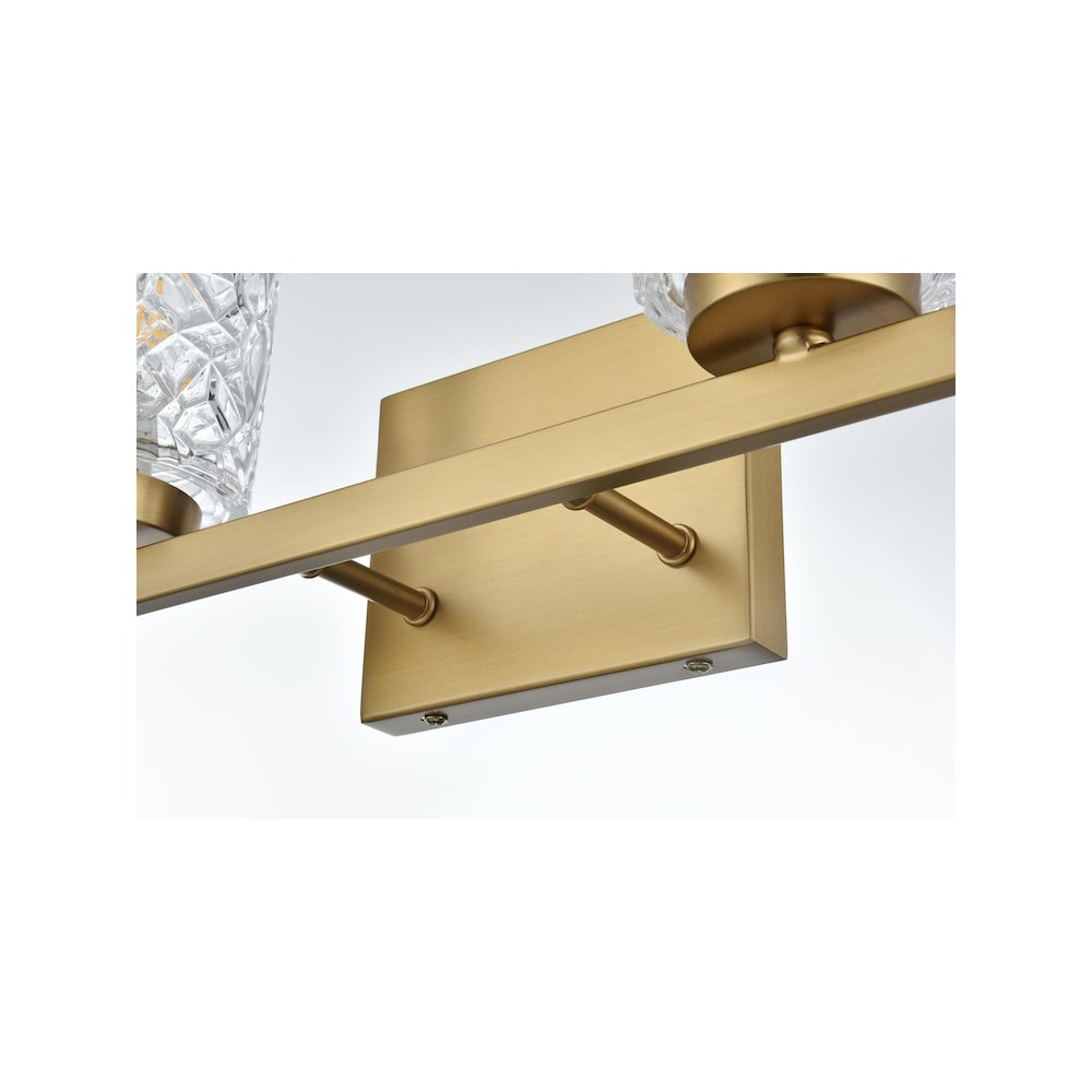 Cassie 14 inch Wall Sconce in Satin Gold