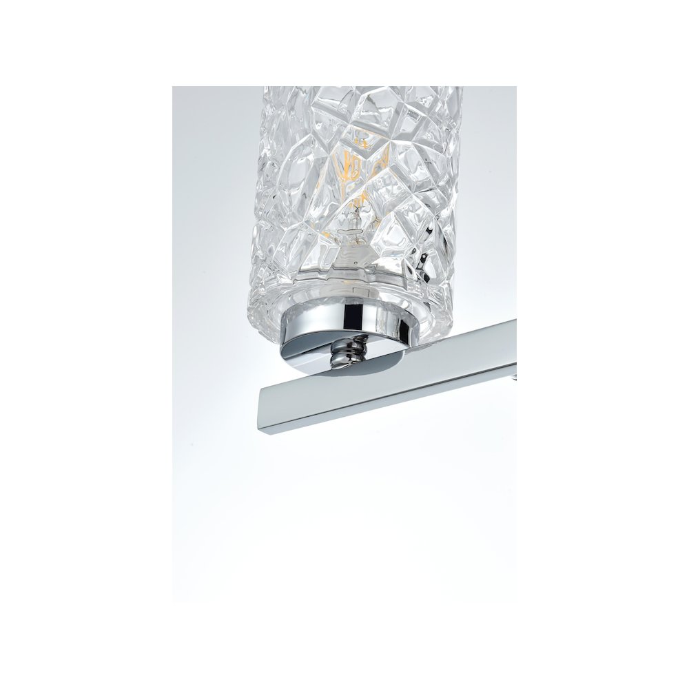 Cassie 24 inch Wall Sconce in Chrome