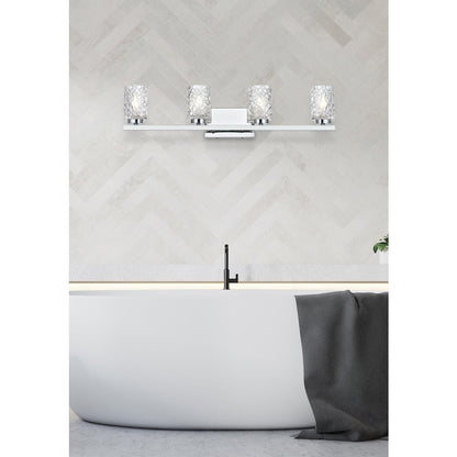 Cassie 31 inch Wall Sconce in Chrome