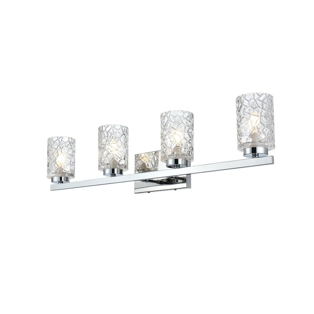 Cassie 31 inch Wall Sconce in Chrome