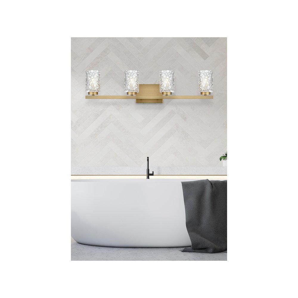 Cassie 31 inch Wall Sconce in Satin Gold