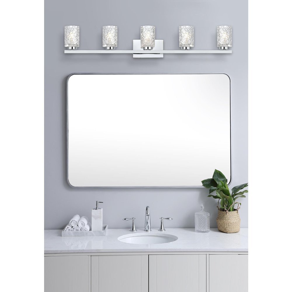 Cassie 41 inch Wall Sconce in Chrome