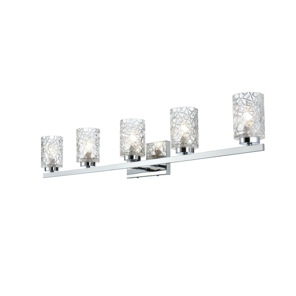 Cassie 41 inch Wall Sconce in Chrome