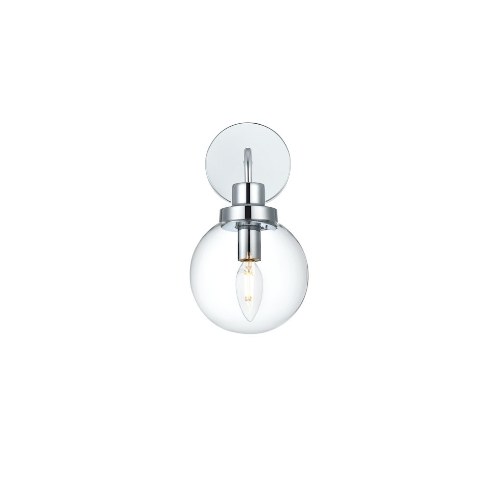 Hanson 6 inch Wall Sconce in Chrome