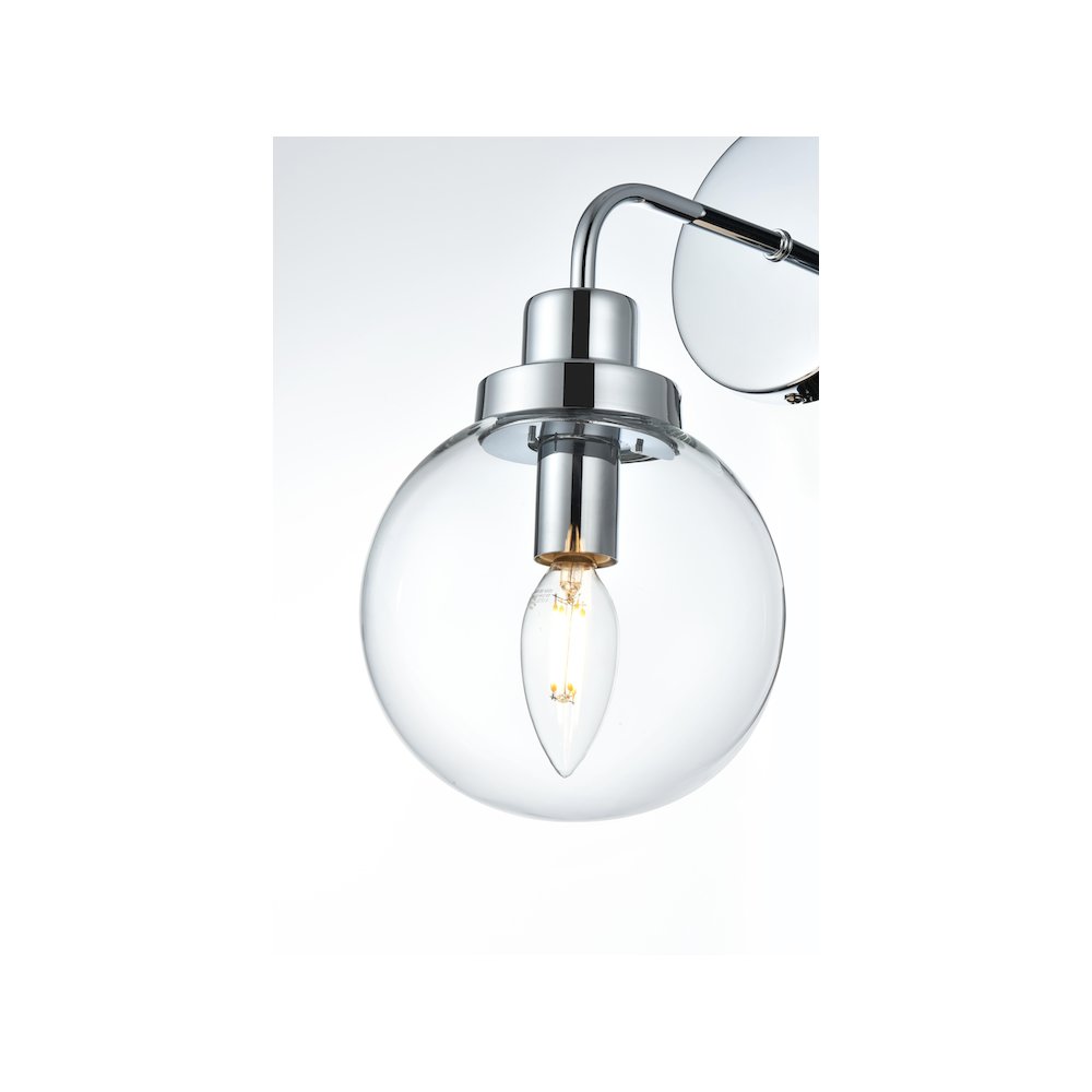 Hanson 6 inch Wall Sconce in Chrome