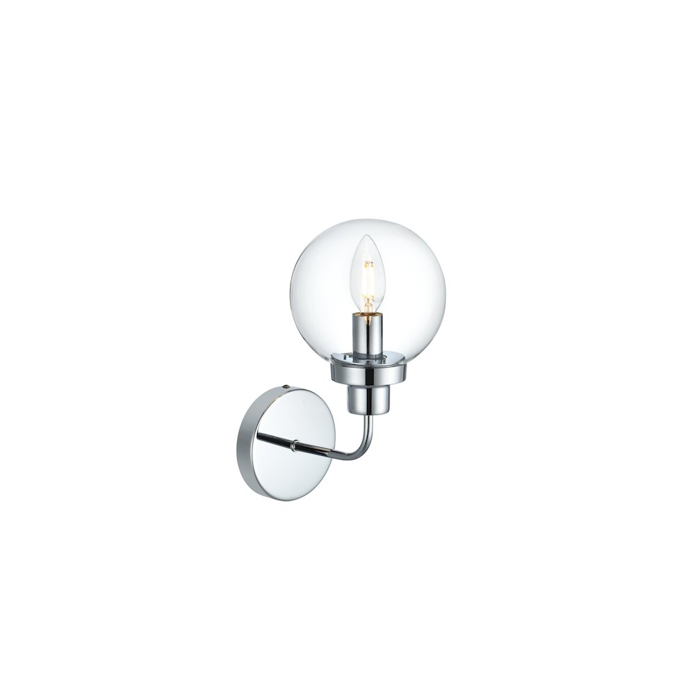 Hanson 6 inch Wall Sconce in Chrome