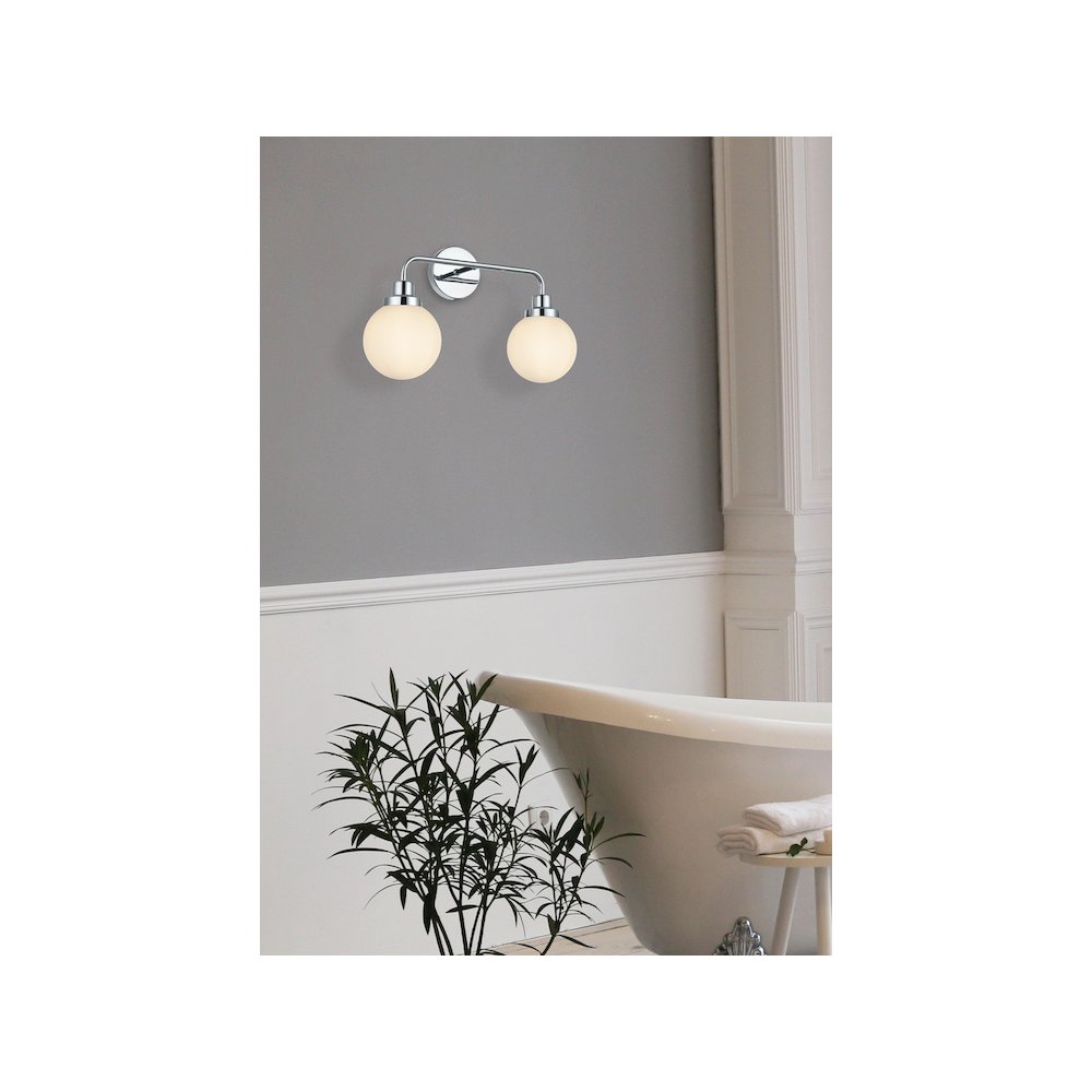 Hanson 19 inch Wall Sconce in Chrome