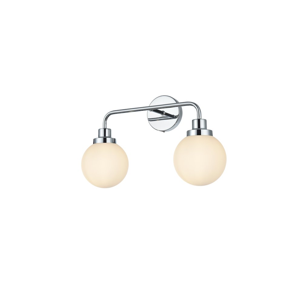 Hanson 19 inch Wall Sconce in Chrome
