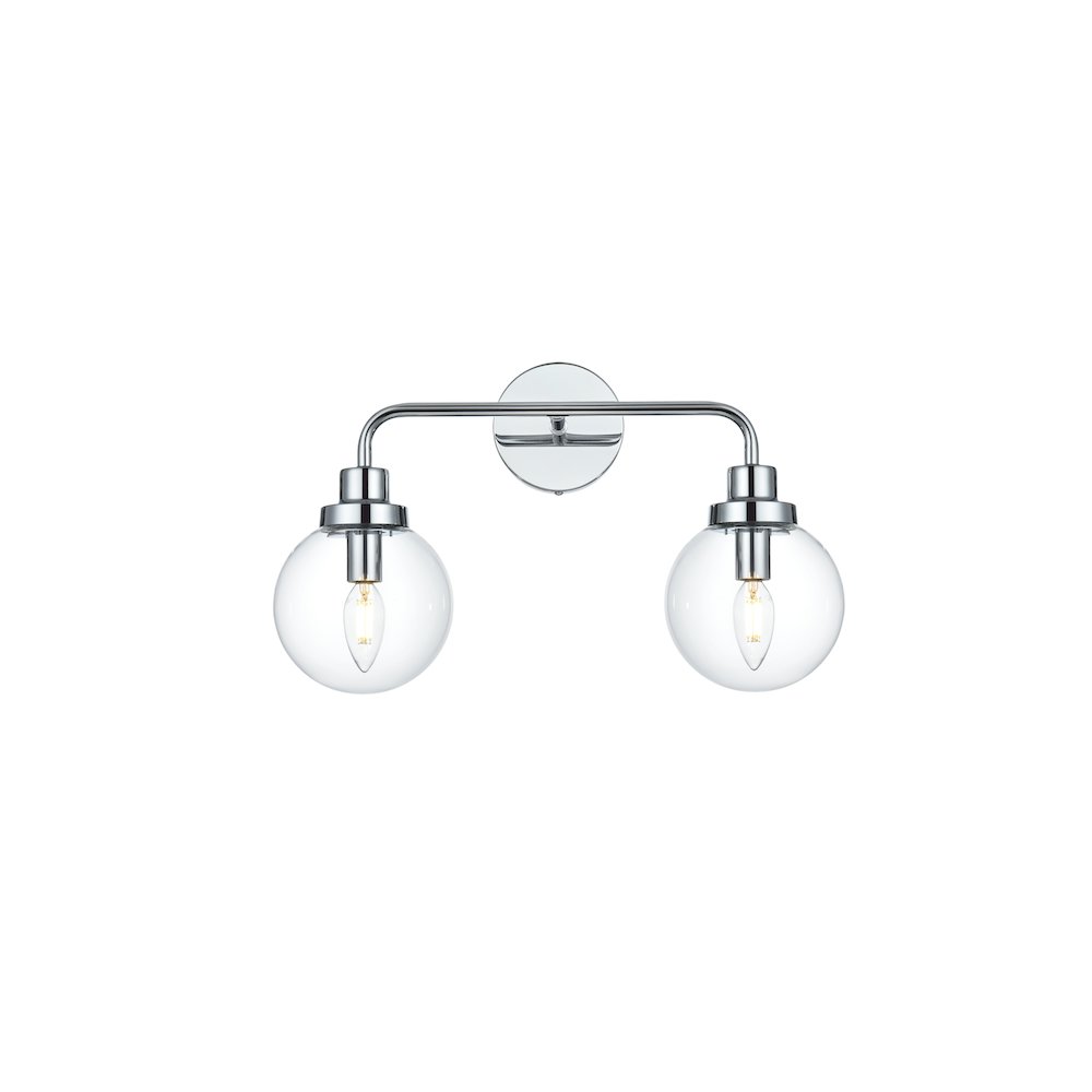 Hanson 19 inch Wall Sconce in Chrome