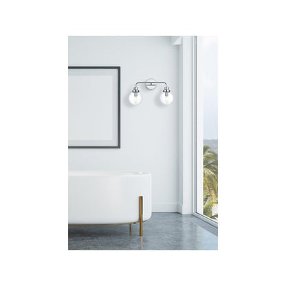 Hanson 19 inch Wall Sconce in Chrome
