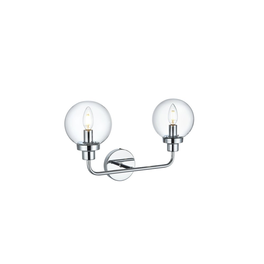 Hanson 19 inch Wall Sconce in Chrome
