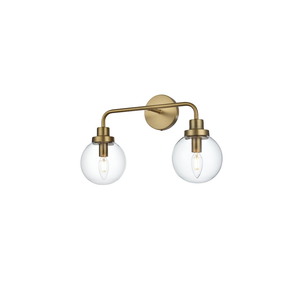 Hanson 19 inch Wall Sconce in Satin Gold