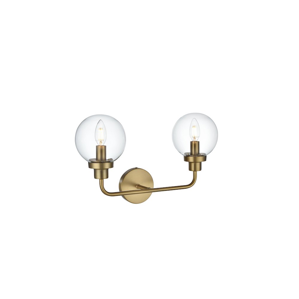 Hanson 19 inch Wall Sconce in Satin Gold