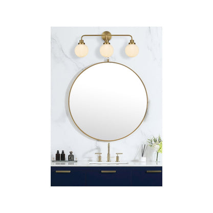 Hanson 28 inch Wall Sconce in Satin Gold