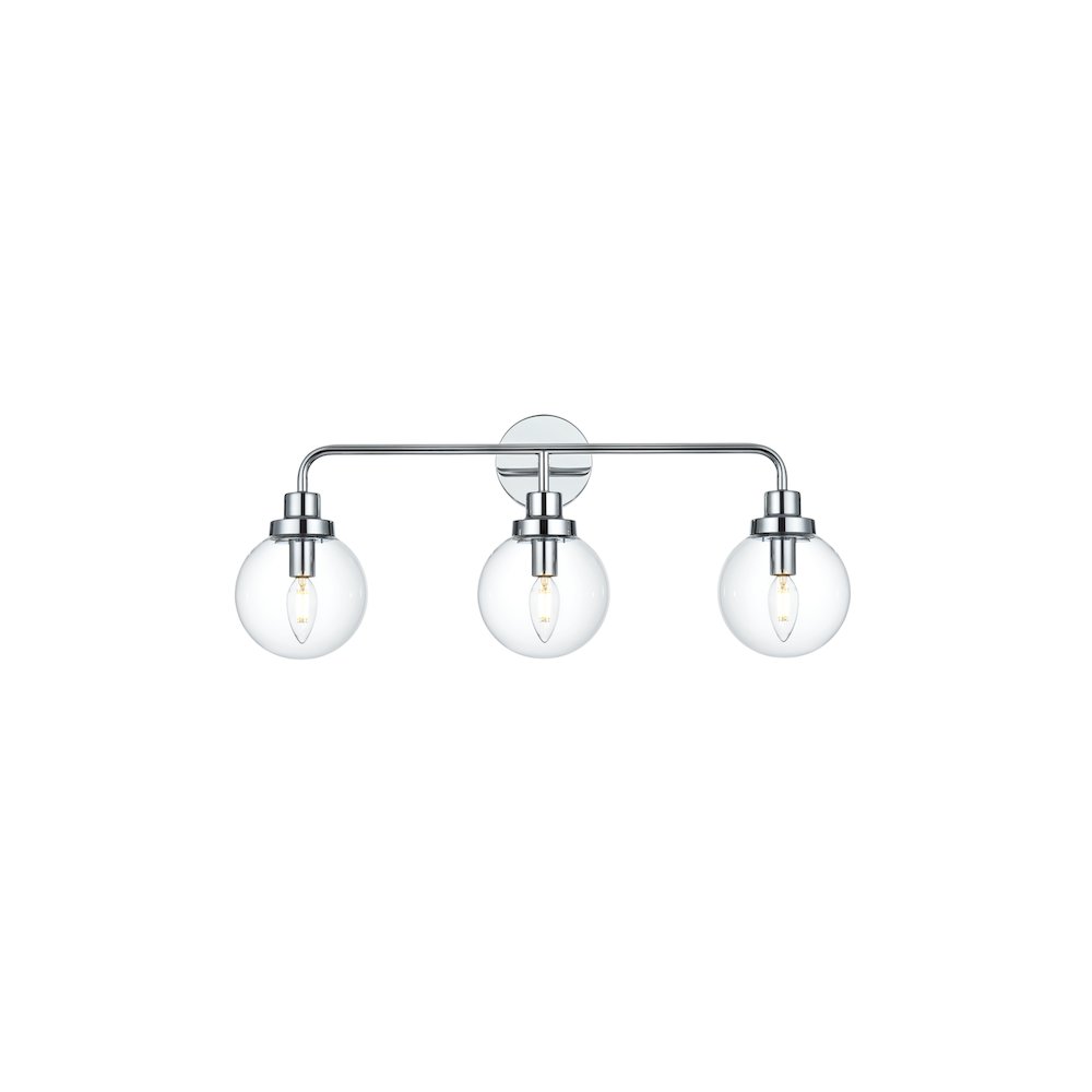 Hanson 28 inch Wall Sconce in Chrome