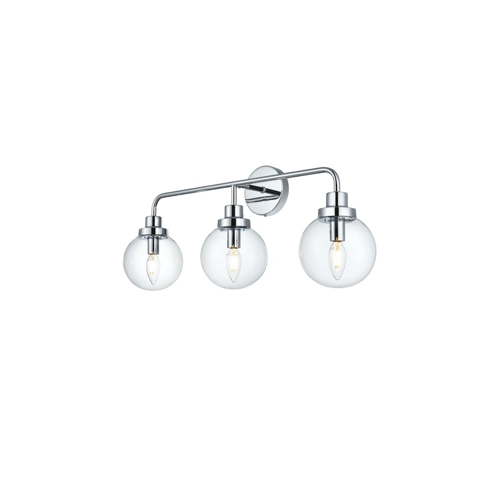 Hanson 28 inch Wall Sconce in Chrome