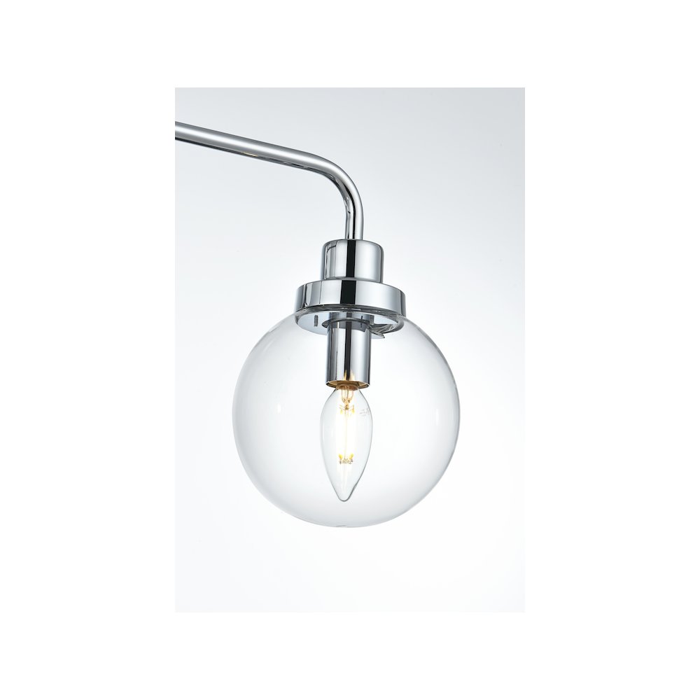 Hanson 28 inch Wall Sconce in Chrome