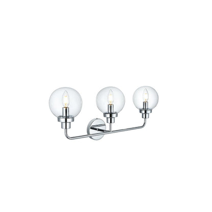 Hanson 28 inch Wall Sconce in Chrome